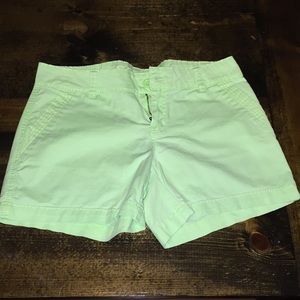 Lime green shorts